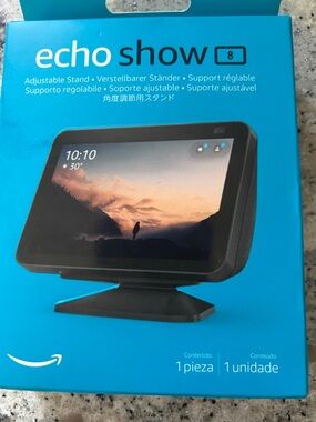 Amazon Echo Show 8 Smart Display with Adjustable Stand - Black